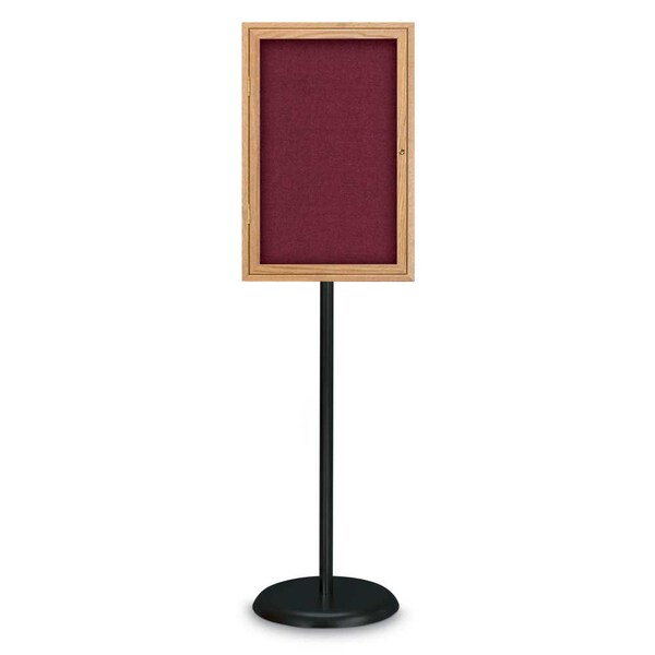 Corkboard, Double Door, Radius Frame, 60x36", Satin/Pearl